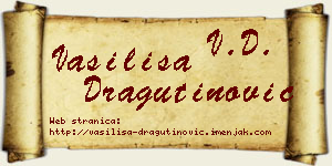 Vasilisa Dragutinović vizit kartica